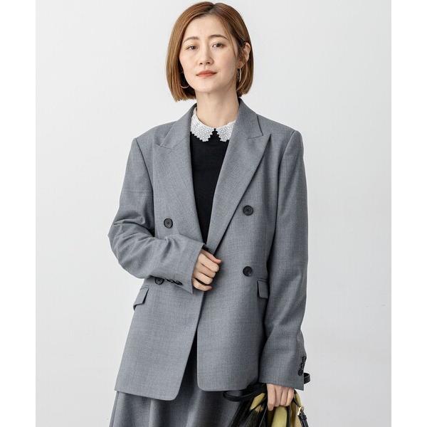 ジャケット テーラードジャケット 「セットアップ対応」TWサキソニー ダブル ジャケット レディース