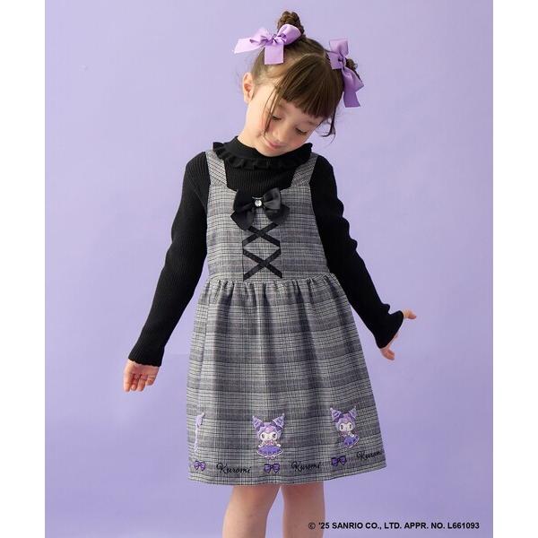 スカート 「マイメロディ＆クロミ×ANY KIDS」チェック ジャンパースカート キッズ 子供服 女...