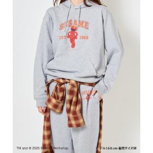 パーカー 「UNISEX」カレッジロゴ 裏毛フーディ レディース