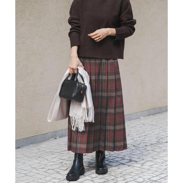 スカート 「一部WEB限定カラー」チェックプリーツスカート
