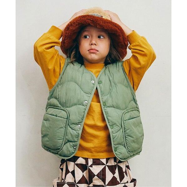 ベスト  「ジュニア対応」ほわほわ中綿のライトキルティングベスト キッズ 子供服 男の子 女の子