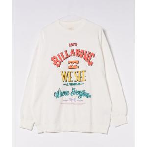 トレーナー スウェット BILLABONG レディース MESSAGE ARCH LOOSE C トレーナー 「2025年秋冬モデル」/ビラボンフロントプリントプルオーバースウェットト…