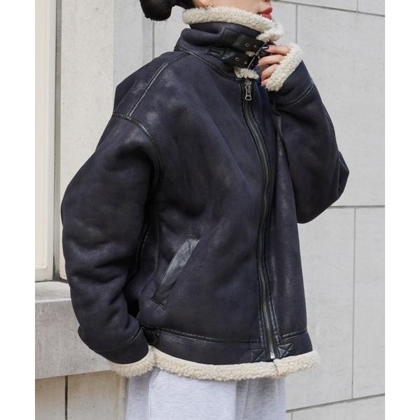 ムートンジャケット ムートンコート ムートンライクB-3 メンズ レディース