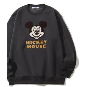 トレーナー スウェット 「Disney/ディズニー」 アートワーク デザイン 裏起毛 クルーネック スウェット ロングスリーブ トレーナー レディース