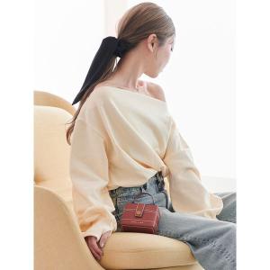 トレーナー スウェット 「kannaさんコラボ」スウェットドロップショルダーオフショルプルオーバー レディース