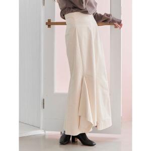 スカート 「kannaさんコラボ」 コーデュロイスリットロングマーメイドスカート