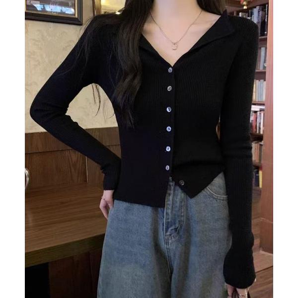 カーディガン スリムシルエットカーデ レディース