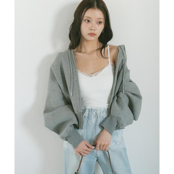 パーカー ダブルジップフーディー/パーカー レディース