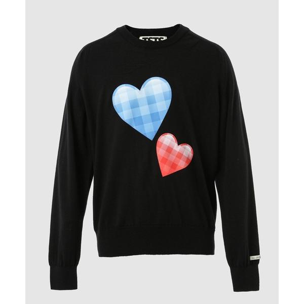 セーター ニット HEART EMOJI PRINTED SWEATER メンズ レディース