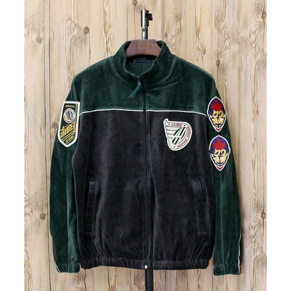 ジャージ VELOUR RAGLAN SLEEVE STAND ZIP 'A.C.D' メンズ レデ...
