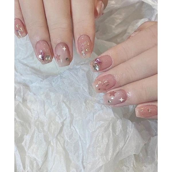 ネイルチップ ネイルシール 簡単にネイルチップ ハンドネイルチップ 変形フレンチネイル