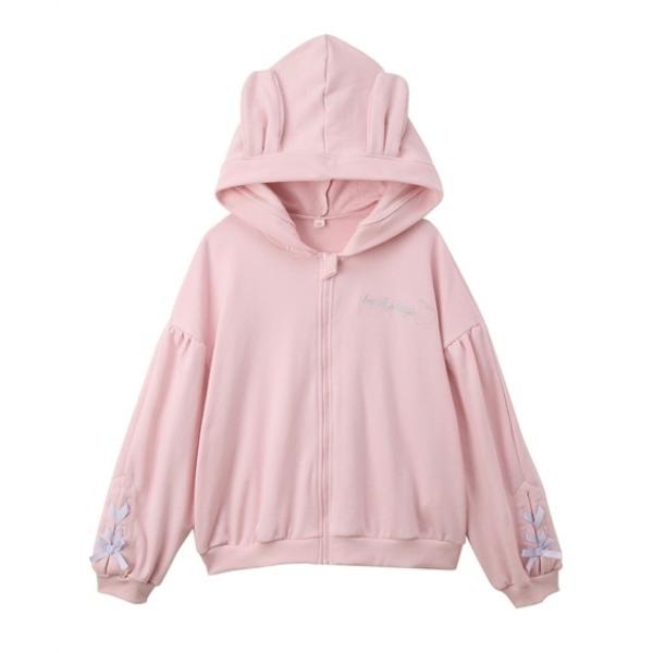 パーカー  うさ耳　スウェットパーカー キッズ 子供服 女の子