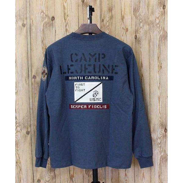 tシャツ CAMP LEJEUNE PATCHED L/S T-SHIRT メンズ レディース