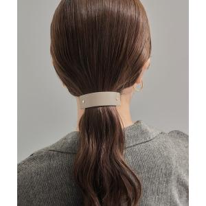 ヘアクリップ 「deedoodah」レザーライク　オールフィットバレッタ｜ZOZOTOWN Yahoo!店
