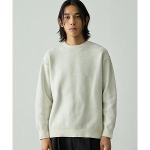 セーター ニット 2WAYリバーシブル モールヤーン オーバーサイズ クルーネックニット メンズ レディース