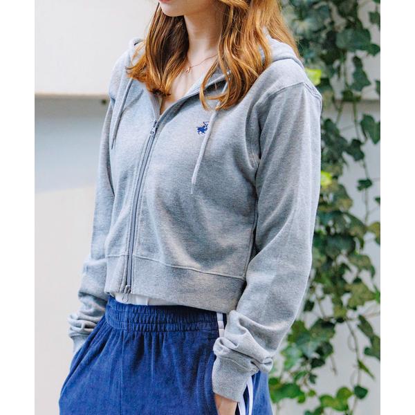 パーカー 「BEVERY HILLS P.C/ビバリーヒルズポロクラブ」クロップドフルジップフーディ...