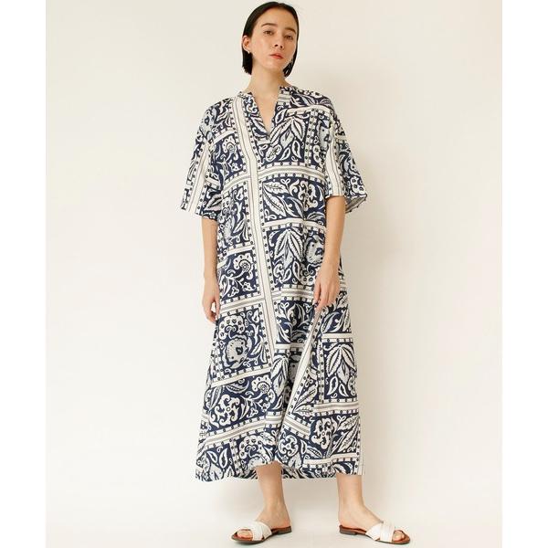 「Johnbull」 半袖ワンピース MEDIUM ネイビー レディース