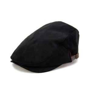 帽子 ベレー帽 フェイクスエードハンチング/Back to Front ユニセックス サイズ調節可 メンズ レディース