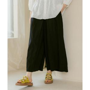 「niko and...」 クロップドパンツ MEDIUM ブラック レディース