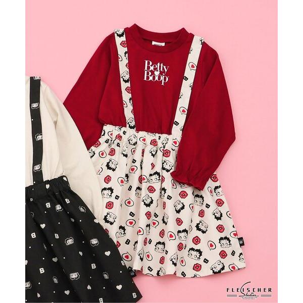 ワンピース 「Betty Boop(TM)」ドッキングワンピース キッズ 子供服 女の子
