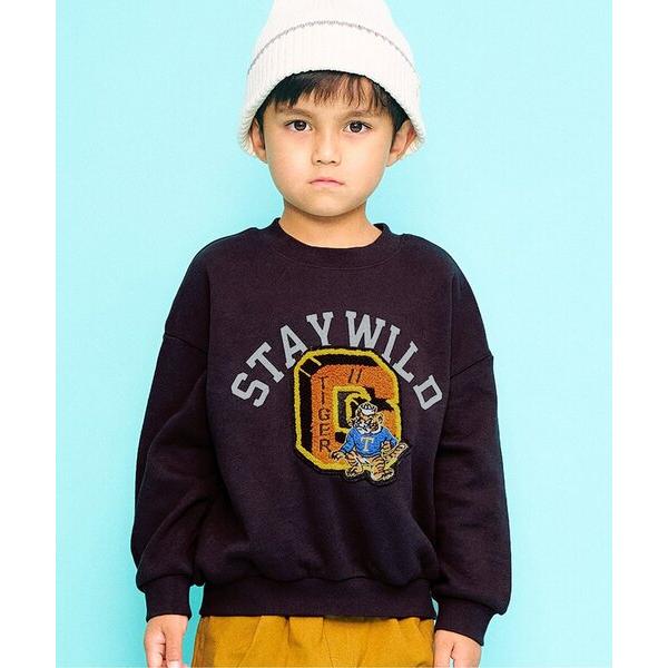 トレーナー 「ジュニア対応」3柄サガラ刺繍トレーナー キッズ 子供服 男の子 女の子