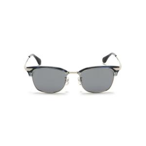 在庫あり　偏光サングラス ボストン AVIREX AXS-306 COL2 ダークネイビー・シルバー/クリアグレー ブルースモーク偏光 ドライブ 運転 メンズ レディース AVIREX アヴィレックス AXS-306 偏光サングラス サングラス 偏光レンズ