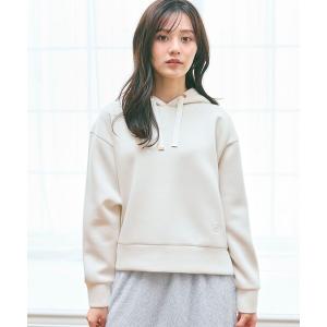 パーカー 「洗える」きれいめダンボール フーディー レディース