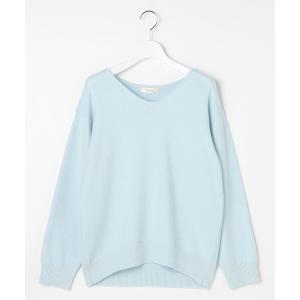 ニット セーター Vネックニットプルオーバー レディース