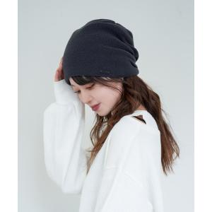 ニット帽 ニットキャップ an meets zakka ネコ耳イヤーフラップニット