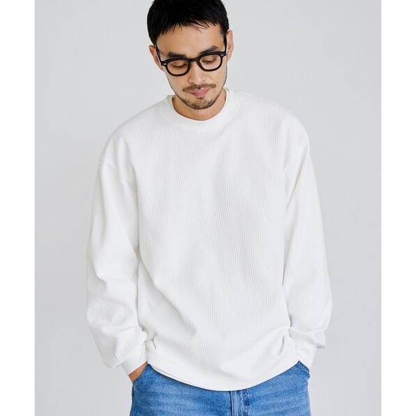 tシャツ コンフォートワッフルロングスリーブTシャツ メンズ