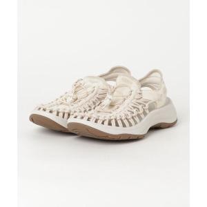 「KEEN」 フラットサンダル 26.5cm ベージュ レディース
