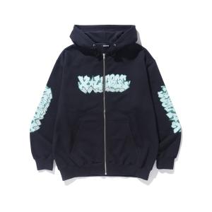 すー DIESEL ダークグレー フルジップパーカー DIESEL 「DIESEL」 ジップアップパーカー - グレー メンズ