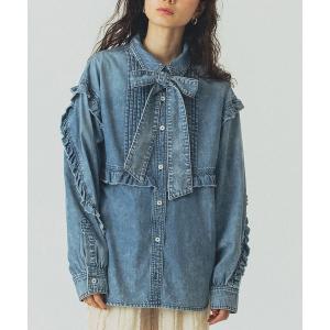 ブラウス シャツ FLILL DENIM SHIRT レディース