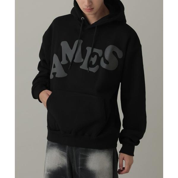 パーカー 鶴房汐恩さん着用「UNISEX」AMES WORLDWIDE ／BIG TYPOフーディー...