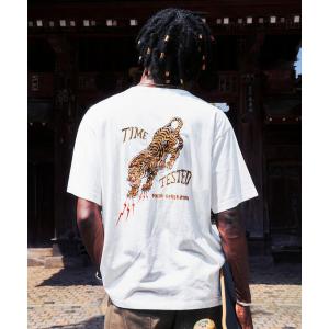 tシャツ Schott/ショット/EMB. TIGER T-SHIRT/刺繍 タイガーTシャツ メンズ レディース