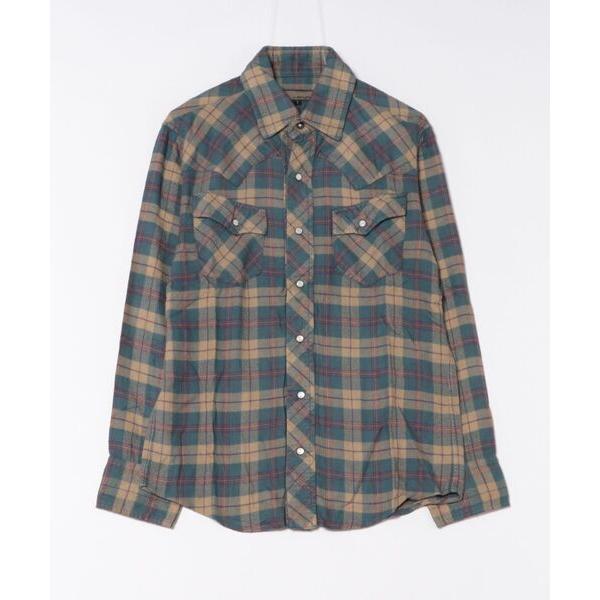 シャツ 「Ca」「it」「AYUITE」レーヨンネルチェック メンズ レディース