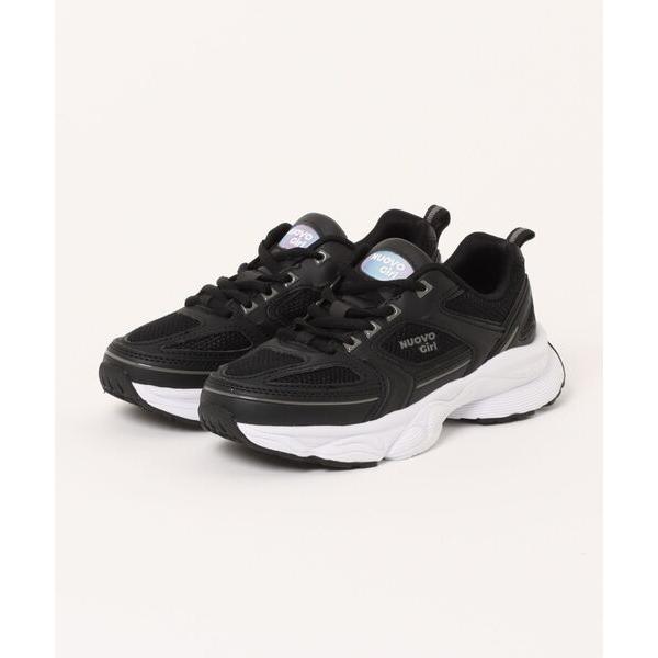 スニーカー NUOVO ヌオーヴォ 19-24(H) LILY リリー N9376J BLACK/W...