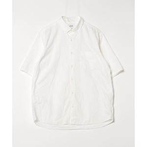 「GLOBAL WORK」 半袖シャツ L ホワイト メンズ