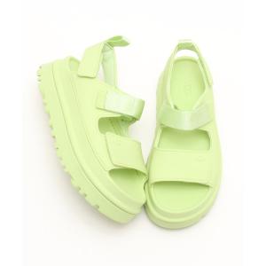 「UGG」 フラットサンダル 24.0cm ミント レディース