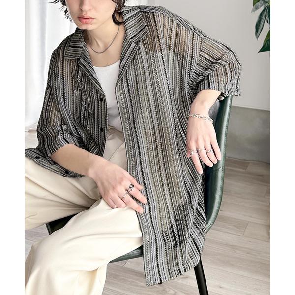 「Java」 半袖シャツ MEDIUM グレー メンズ