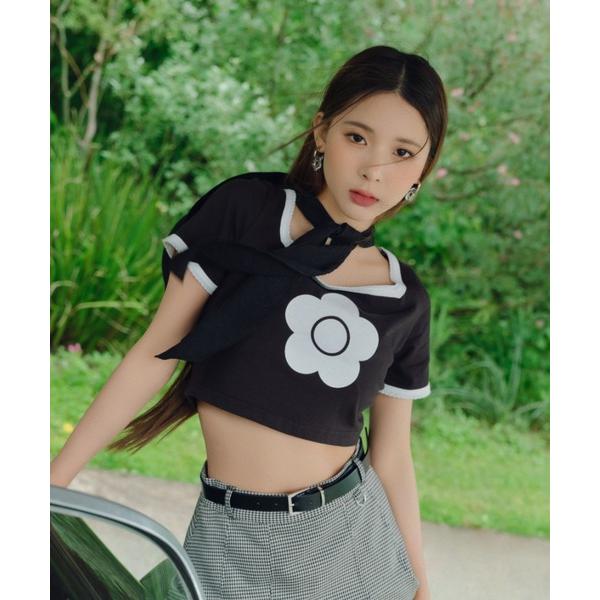 「LILY BROWN」 半袖Tシャツ FREE ブラック レディース