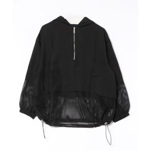 「INED CLARO」 ジップアップパーカー フリー ブラック レディース