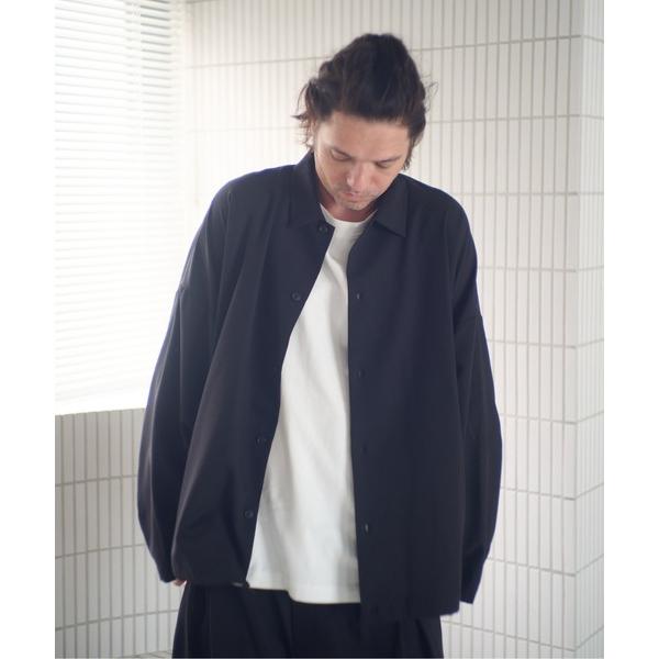 ブラウス シャツ ADAMPATEK/rounded over shirt/オーバーサイズシャツ(A...
