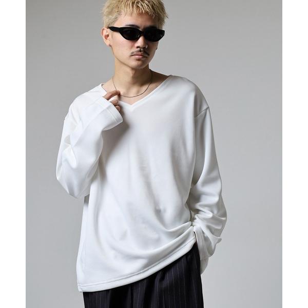 tシャツ 裾ドローコード付きVネックT メンズ レディース