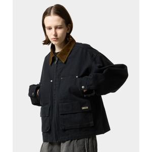 HUF（ハフ） コート ジャケット STRETCH LOGO CHORE SHACKET メンズ