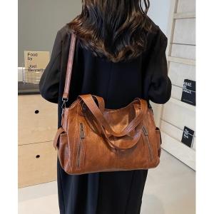 トートバッグ 「OKUOKU　0909」2WAY 大容量ライチ柄レザートートバッグ oku-bag-13-40「RBTS」 レディース メンズ