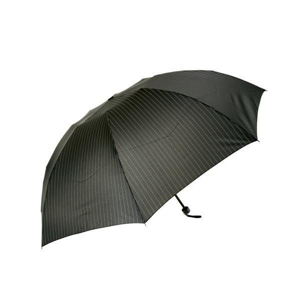 折りたたみ傘 折り畳み 折りたたみ傘 70cm ポンジストライプ テフロン加工 SS5046 メンズ...