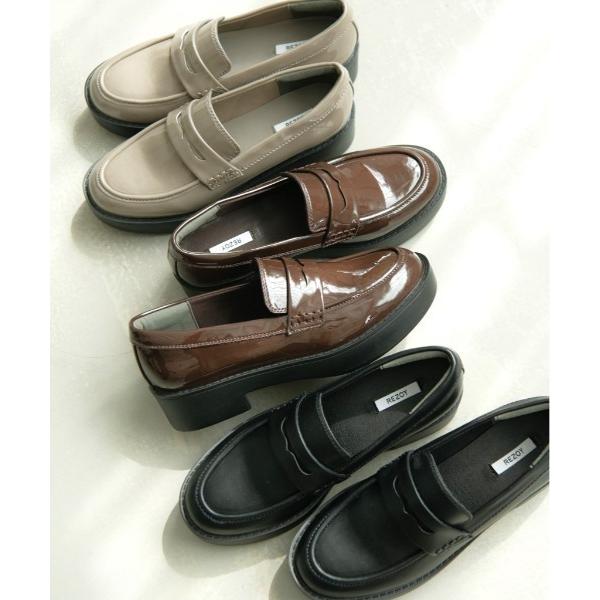 ローファー 「REZOY」ベーシックコインローファー レディース