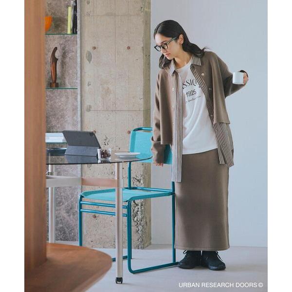 スカート 「仁村紗和さん着用」「UR TECH 200日ニット」ストレートスカート