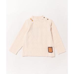 tシャツ ジャガードニット長袖Ｔシャツ キッズ 子供服 女の子